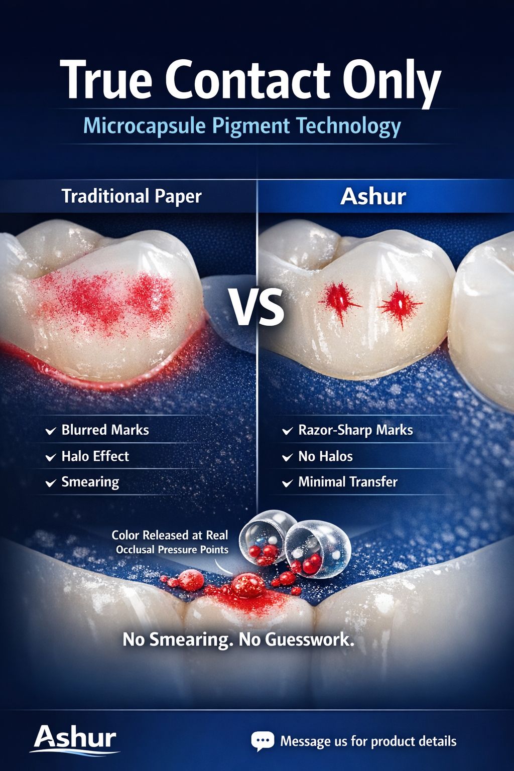 Before and after marks