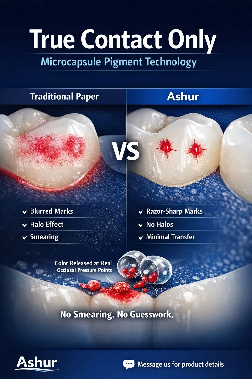 Occlusal marks comparison